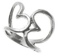 Anello Giovanni Raspini Donna Cuori in Argento 9894-14 - 09894/16